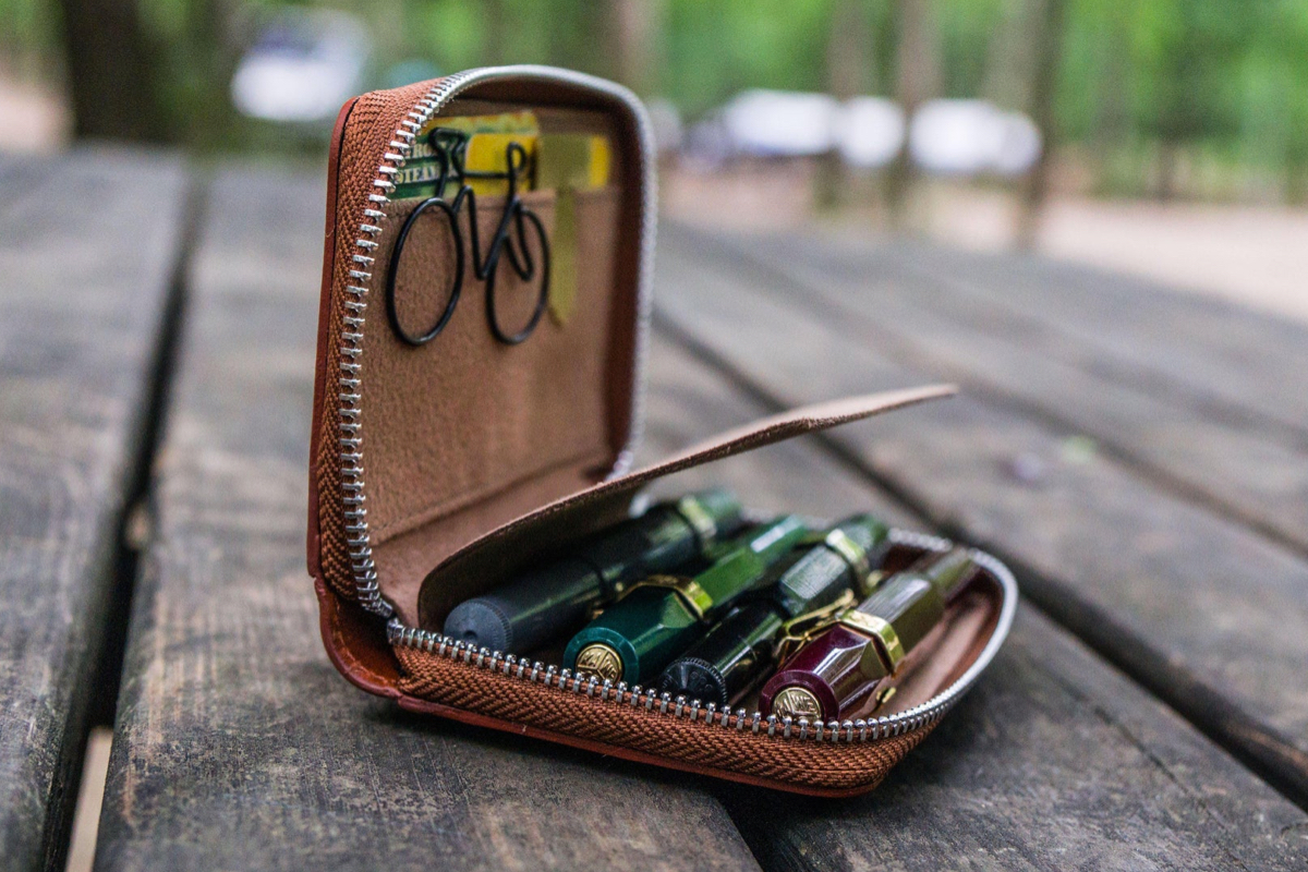 Galen Leather EDC Wallet - Brown