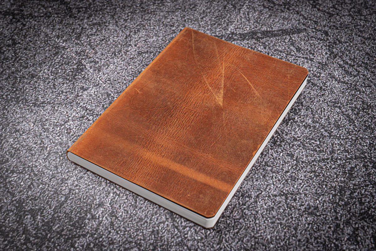 Galen Leather - Leather A6 Notebook - Tomoe River Paper - Crazy Horse Brown