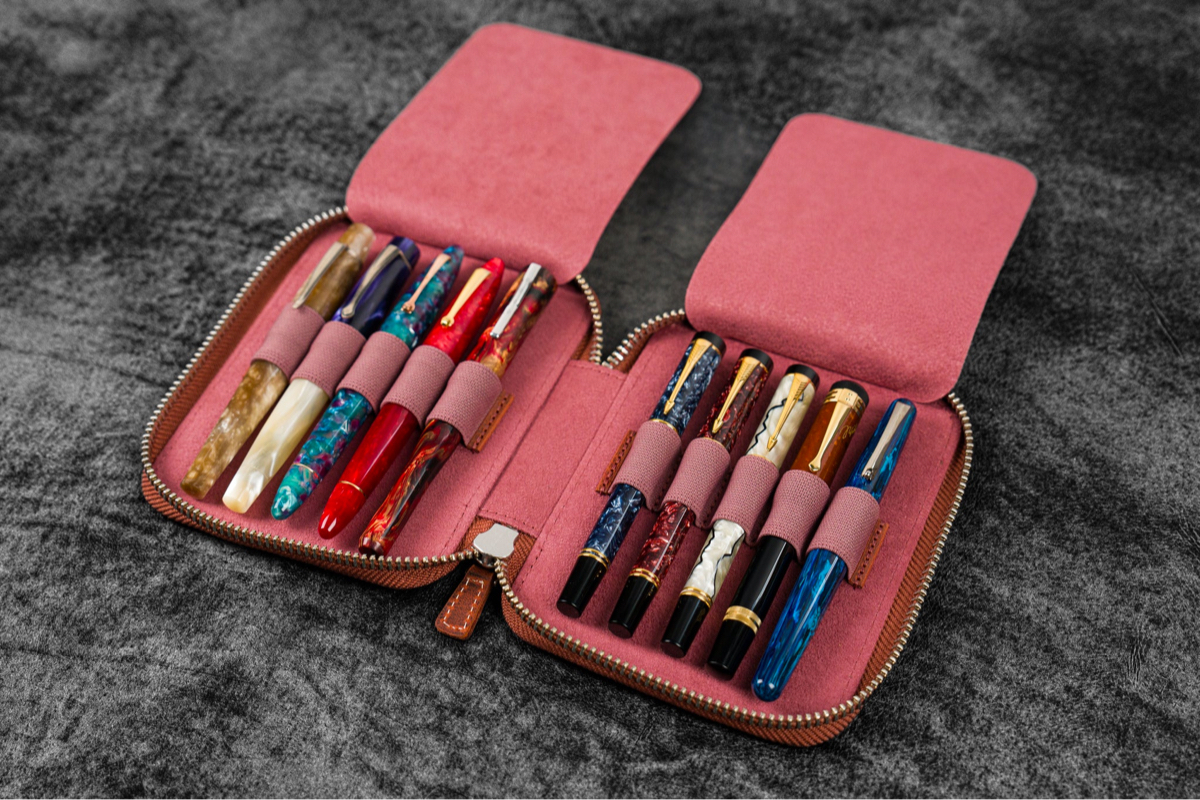 REVIEW: GALEN LEATHER ZIPPERED 3 & 10 PEN CASES