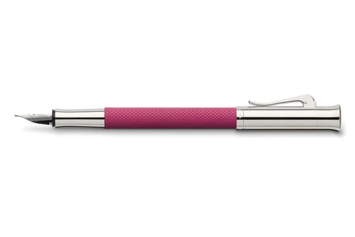 Graf von Faber-Castell Guilloche 'Electric Pink' Vulpen