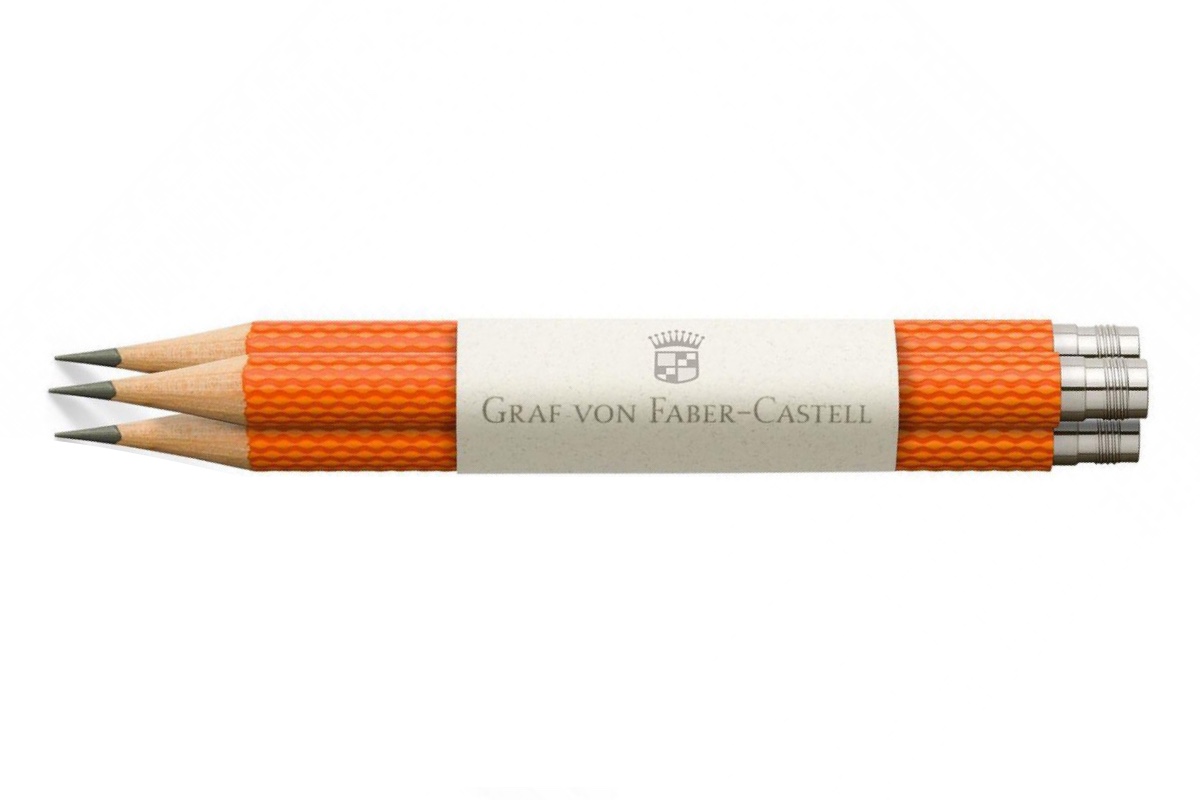 Graf von Faber-Castell Pocket Pencils 'Burned Orange' 3x