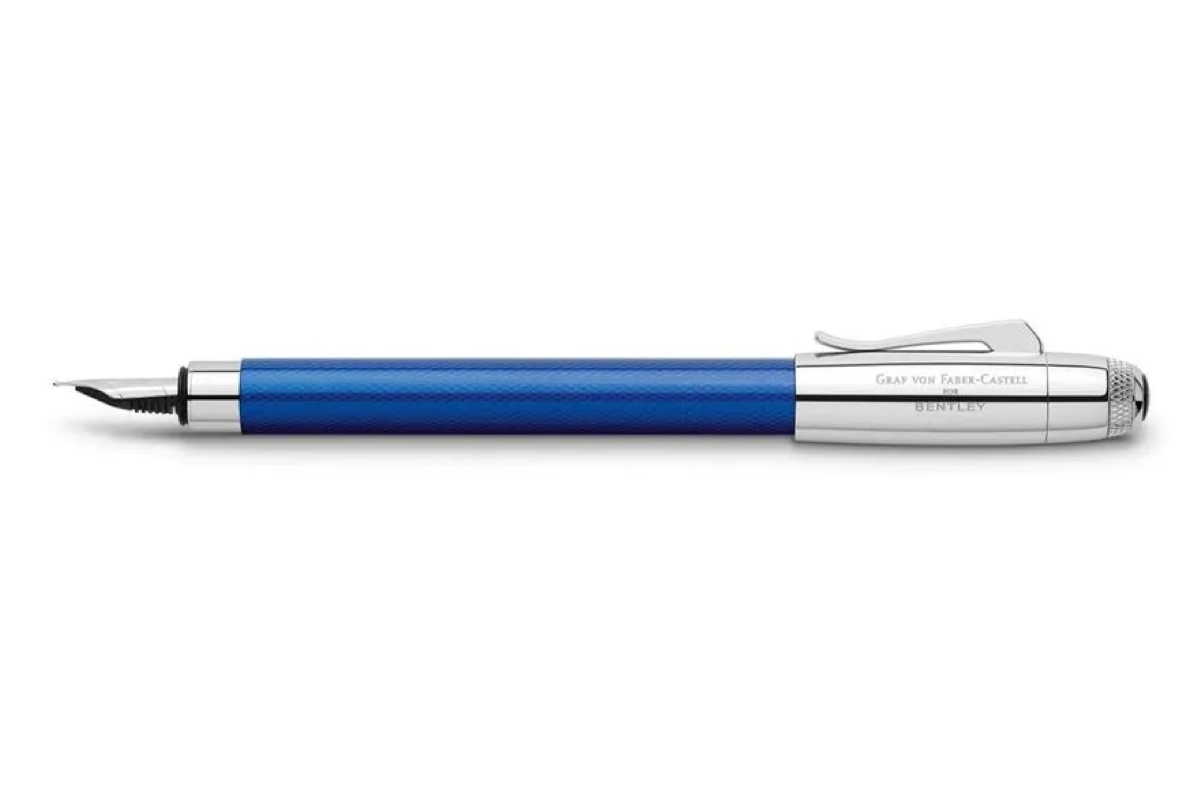 Graf von Faber-Castell Bentley 'Sequin Blue' Vulpen