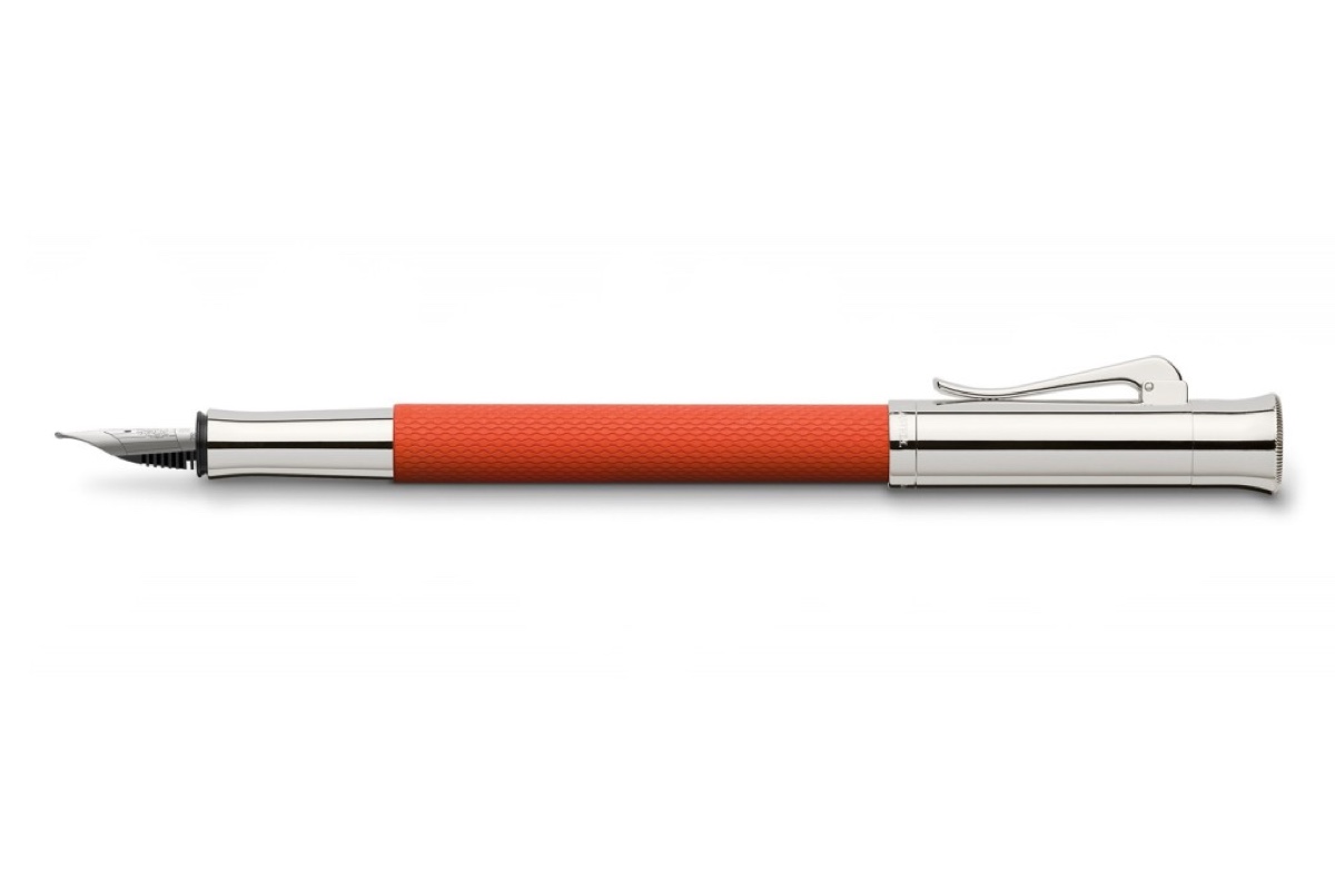 Graf von Faber-Castell Guilloche Burned Orange Vulpen