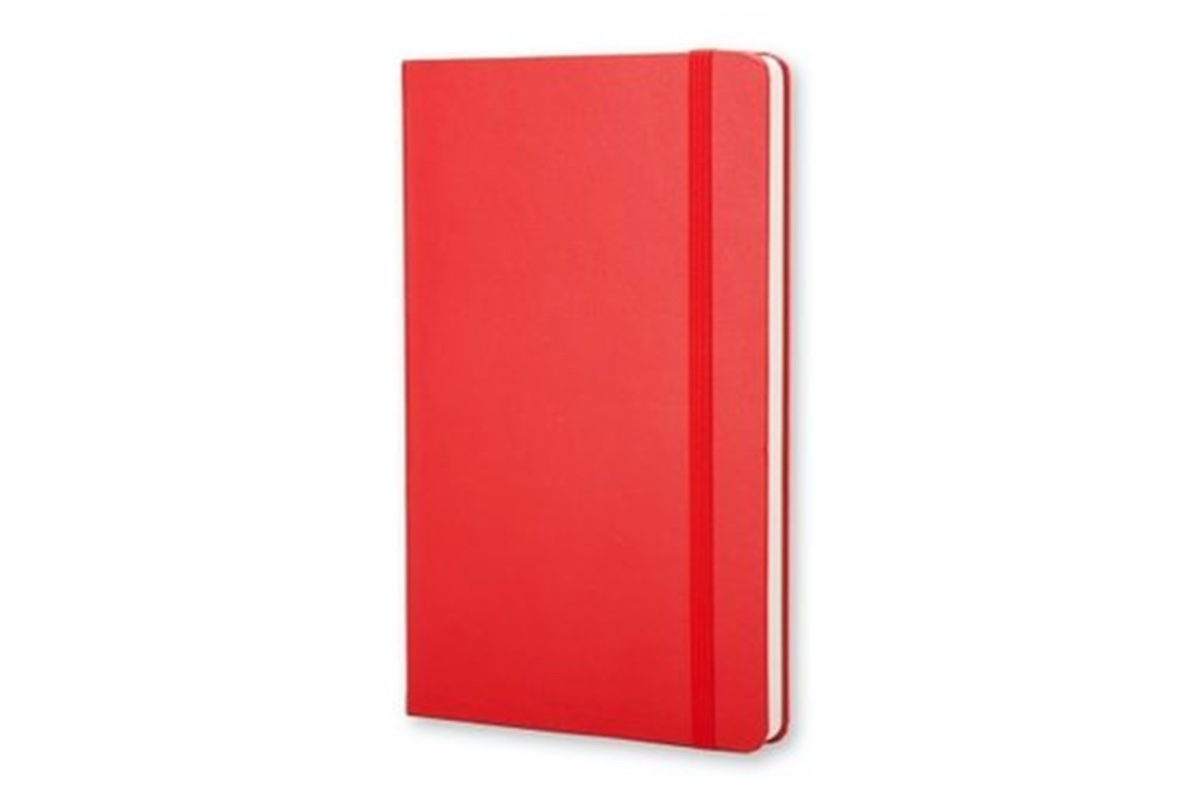 Moleskine - Hard striped red notebook - Large QP060R RED – TRYME Shop