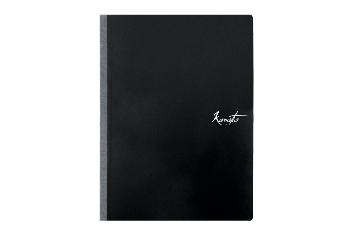 Karatis Notitieboek 19x26cm - Tomoe River Paper - Black Olive