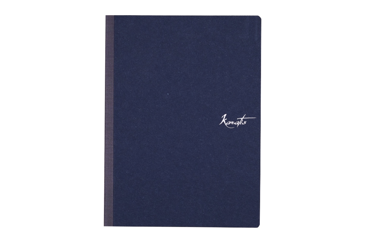 Karatis Notitieboek 19x26cm - Tomoe River Paper - Midnight Blue