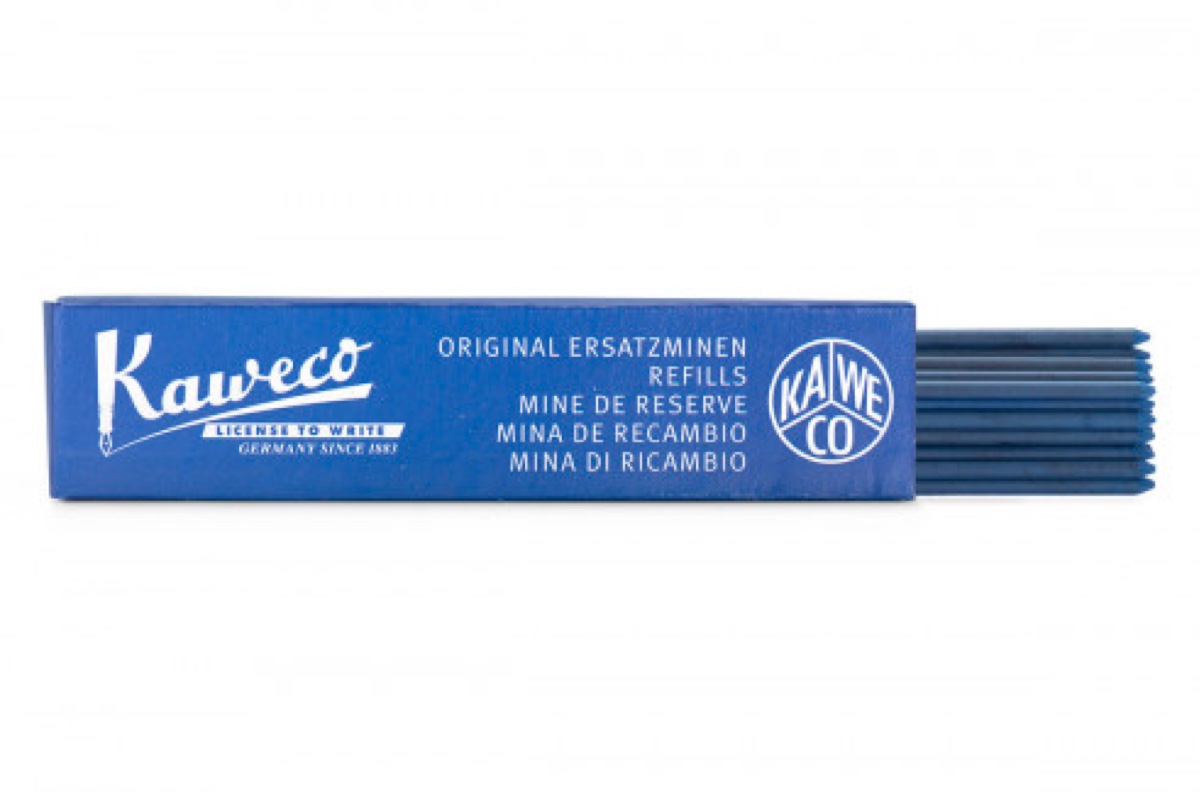 Kaweco Pencil Leads 2.0 x 80 mm, 24pcs/box Blauw