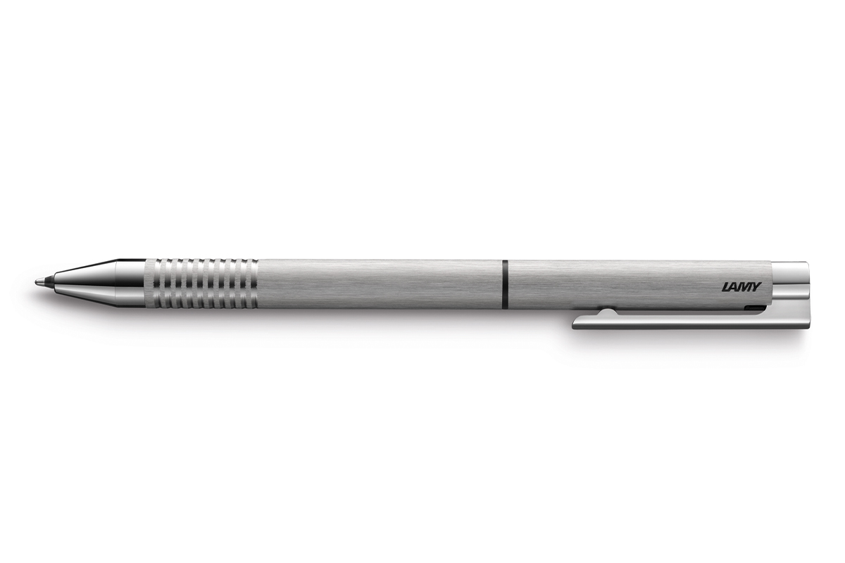 LAMY Logo Brushed Chrome Twin Pen