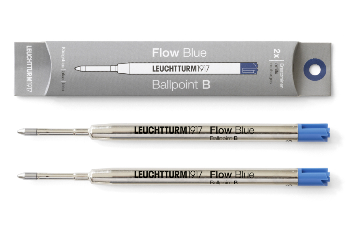 LEUCHTTURM1917 Flow Balpenvullingen Breed Blauw