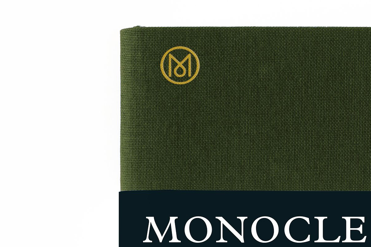Monocle by Leuchtturm1917 Notepad A6 Hardcover Olive Dotted