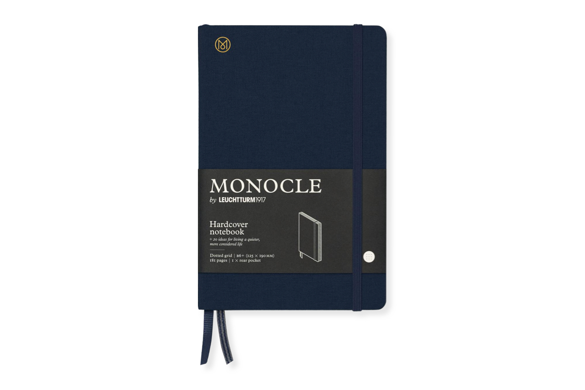 LEUCHTTURM1917 Monocle Dotted Notebook Hardcover B6+ Navy Blue