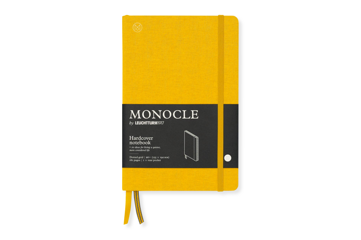 LEUCHTTURM1917 Monocle Dotted Notebook Hardcover B6+ Yellow