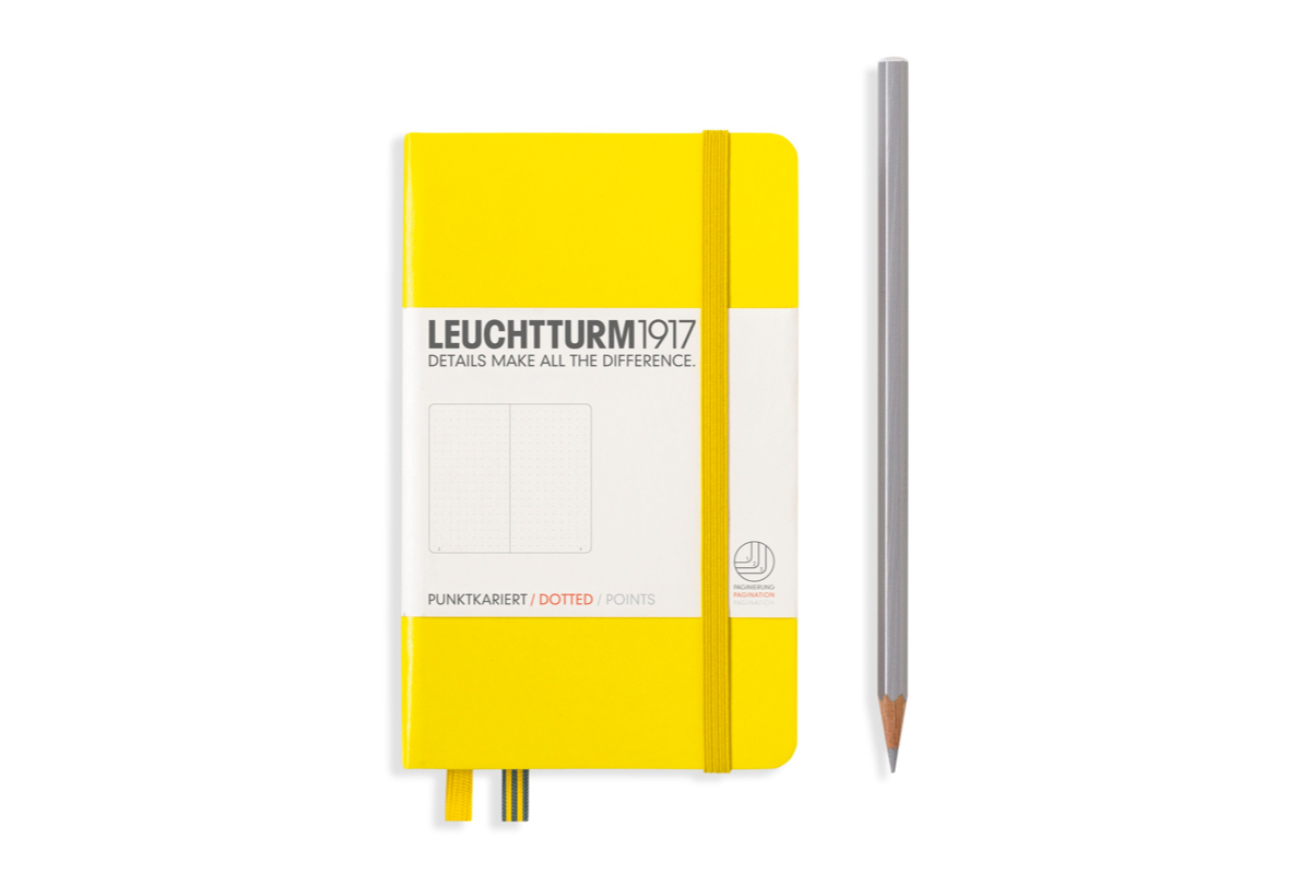 LEUCHTTURM1917 Notebook Dotted Hardcover A6 Lemon