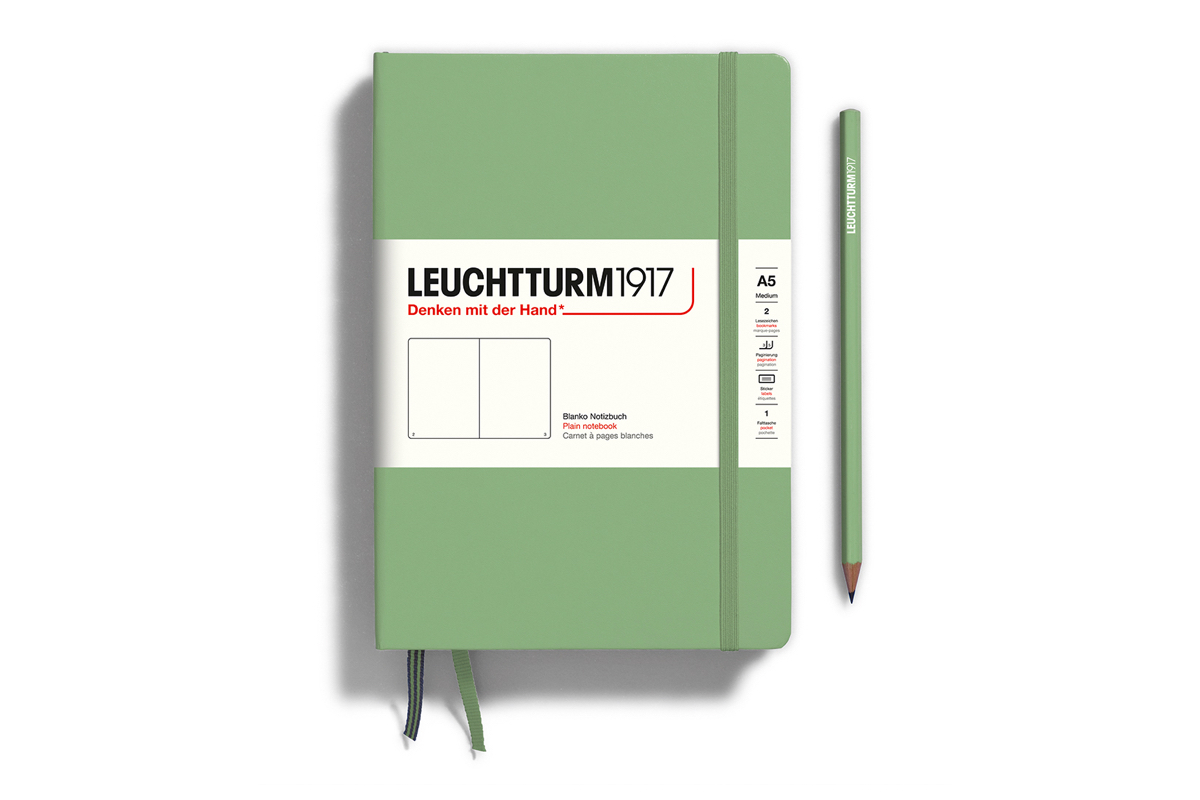 LEUCHTTURM1917 Notebook Plain Hardcover A5 Sage