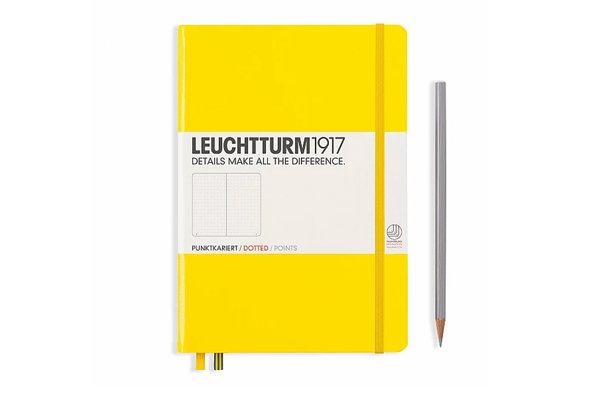 LEUCHTTURM1917 Notebook Dotted Softcover A5 Yellow