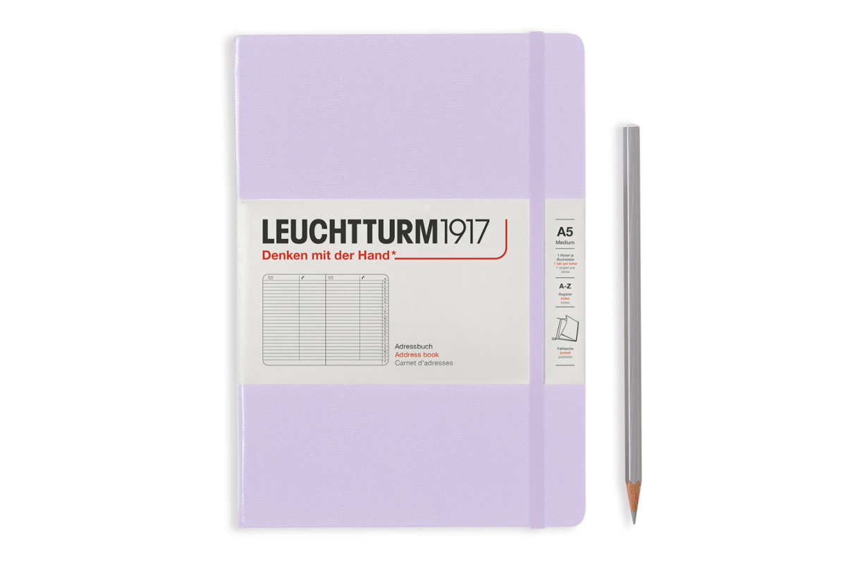 LEUCHTTURM1917 Adresboek A5 Lilac