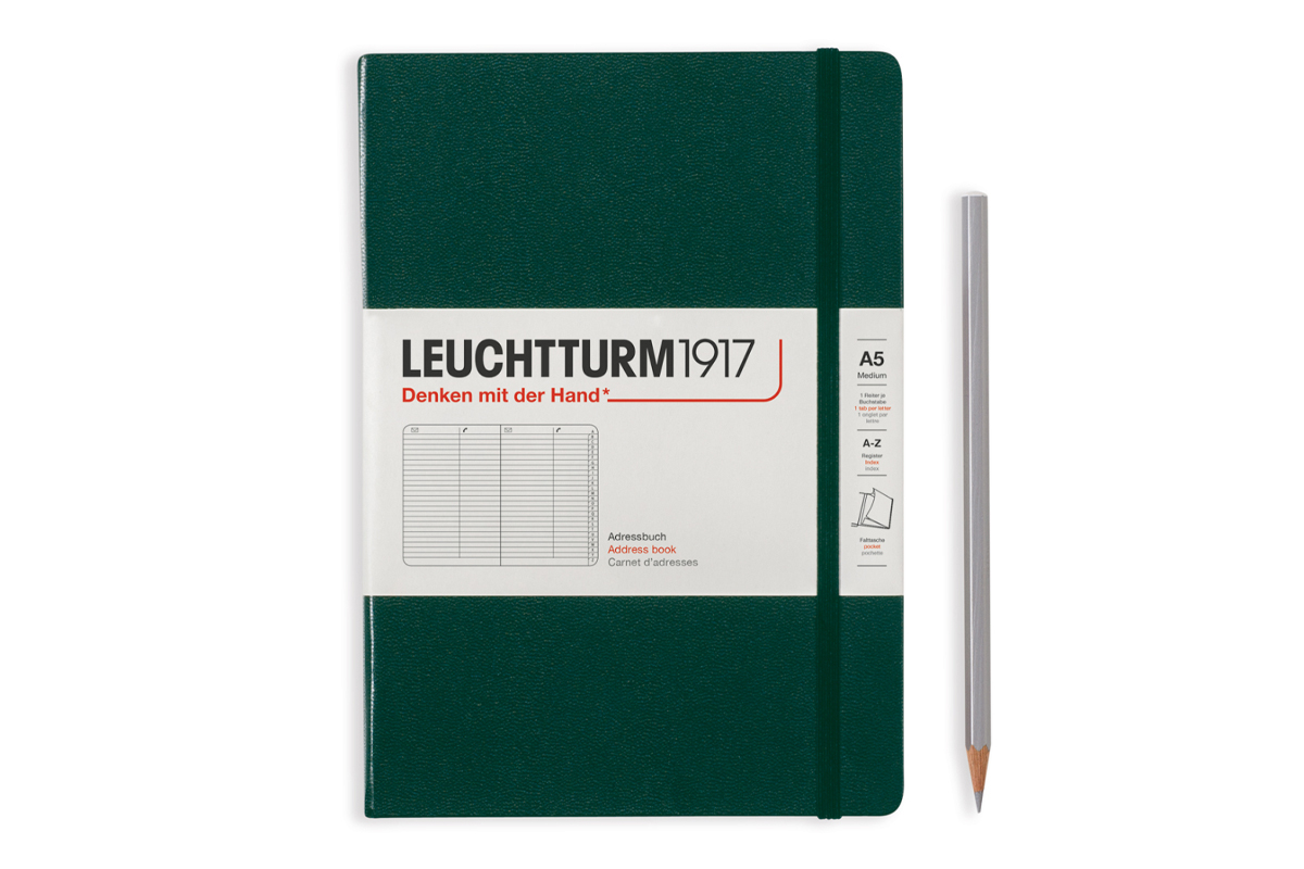 Leuchtturm1917 Adresboek A5 Forest Green