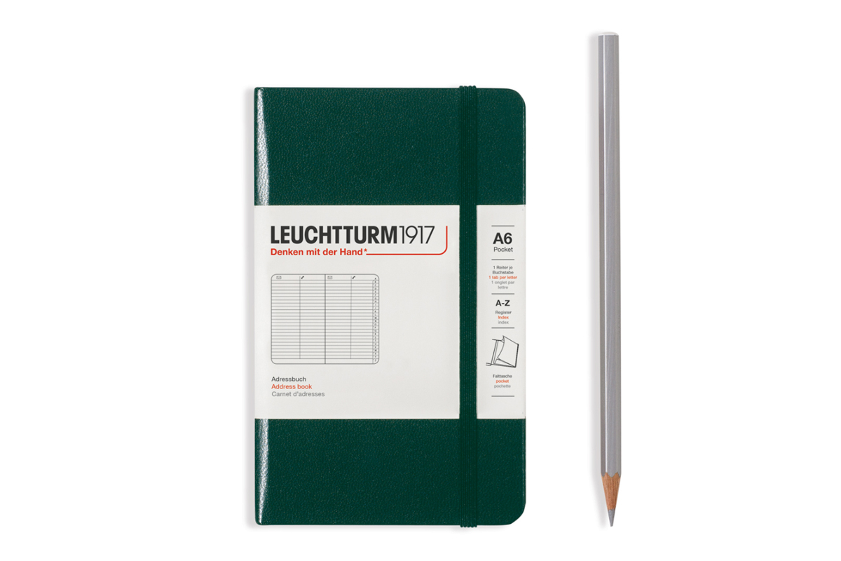 Leuchtturm1917 Adresboek A6 Forest Green