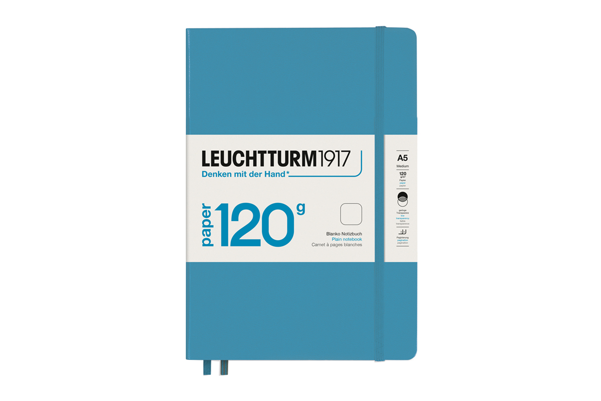 LEUCHTTURM1917 Notebook Plain 120 Hardcover A5 Nordic Blue