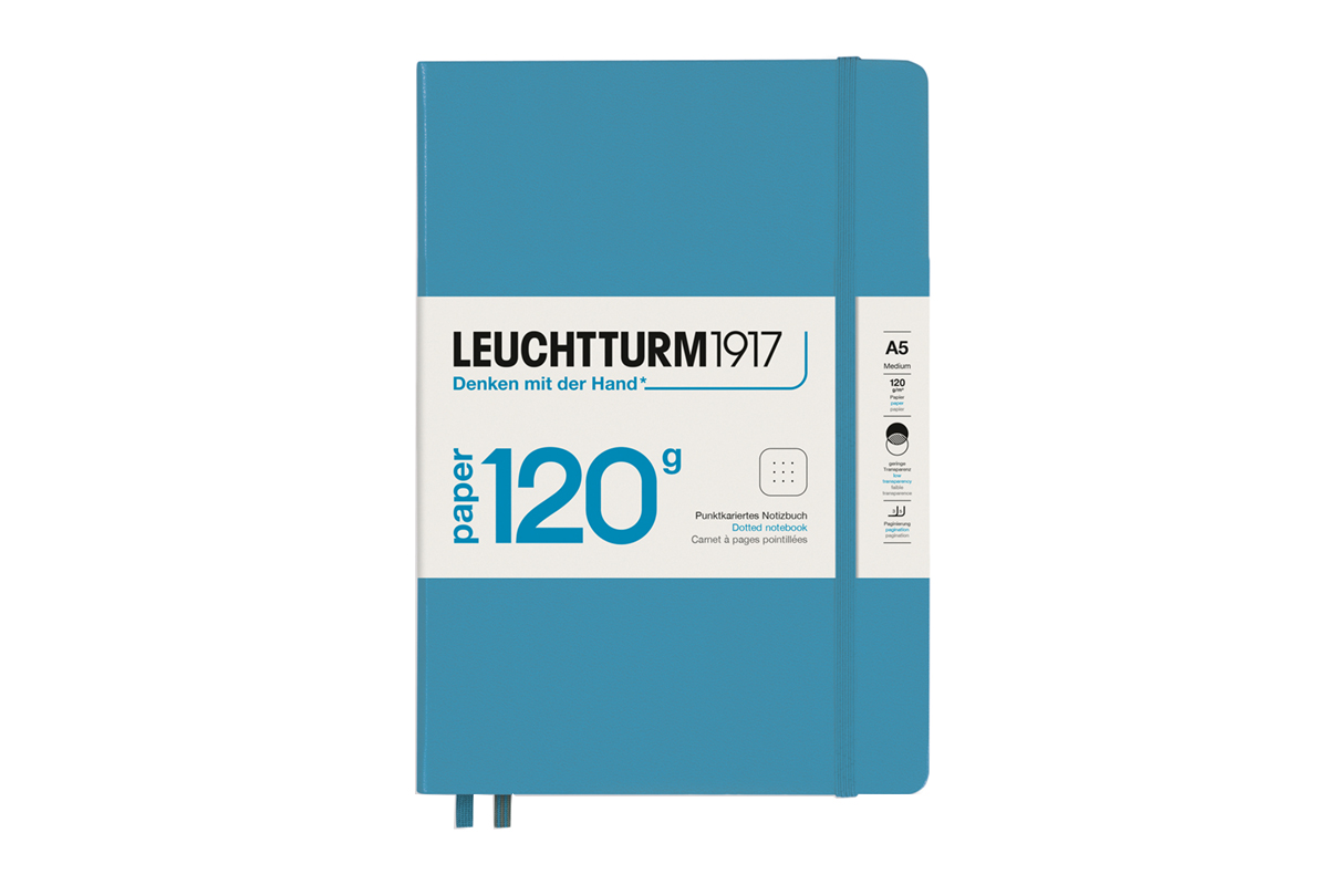 LEUCHTTURM1917 Notebook Dotted 120 Hardcover A5 Nordic Blue