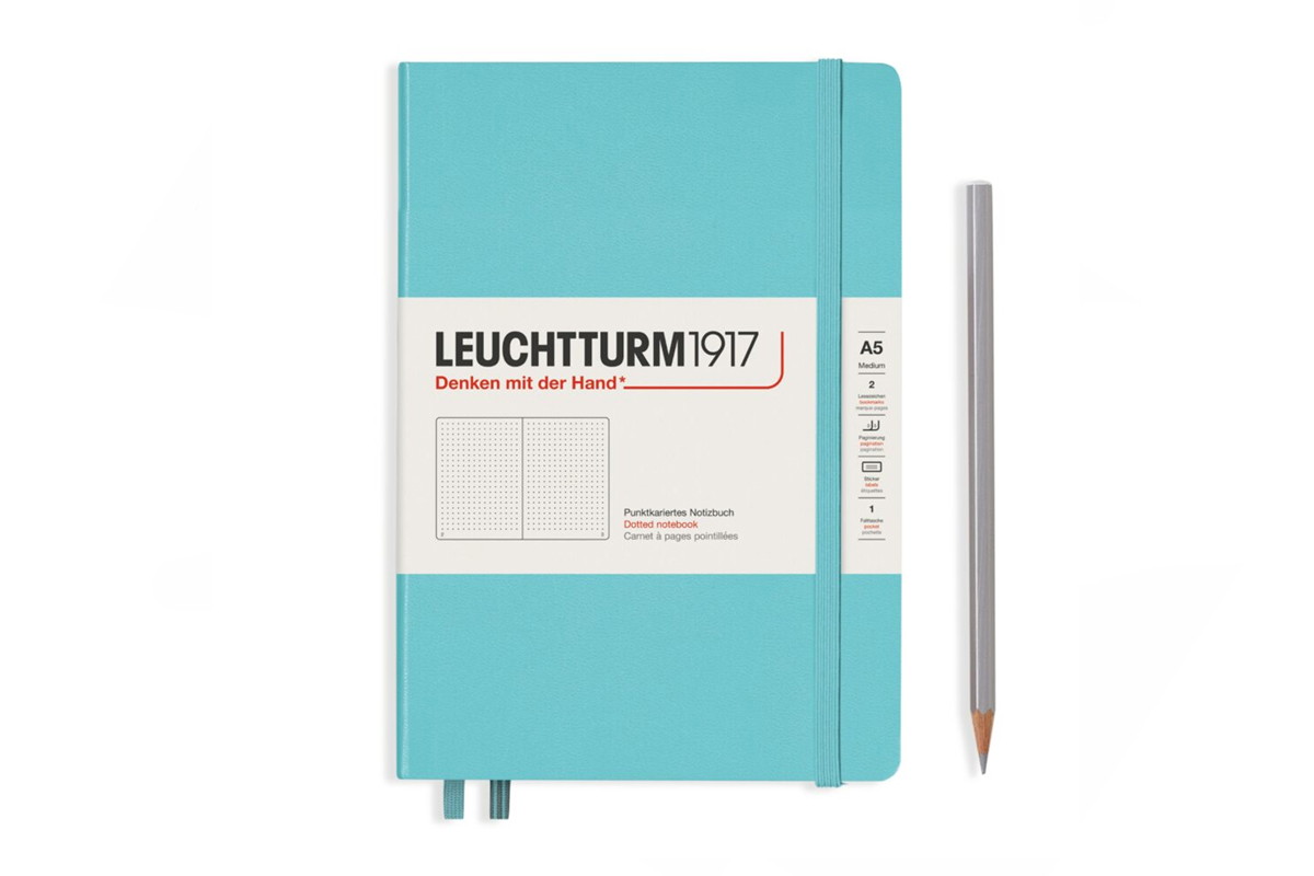 LEUCHTTURM1917 Notebook Dotted Hardcover A5 Aquamarine