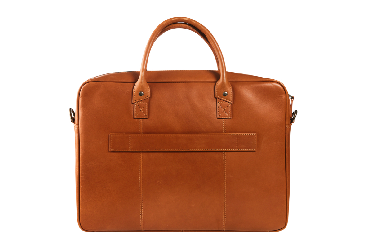 Maverick 'New Men' Lederen Business Tas met 15.6" laptopvak