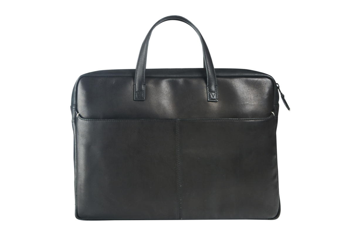 Maverick 'Urban Classic' Lederen Business Tas met 15.6" laptopvak