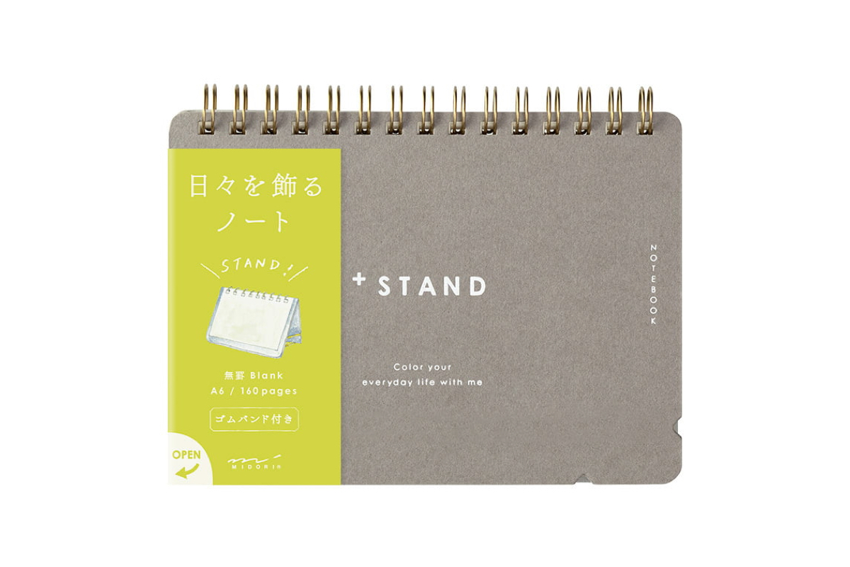 Midori Plus +Stand Notebook A6 Blank