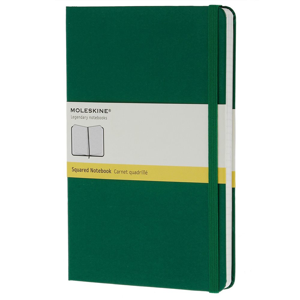 Moleskine Squared Notebook Pocket Hardcover Green