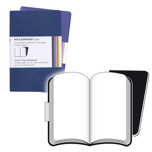 Moleskine Volant Plain Notebook Pocket