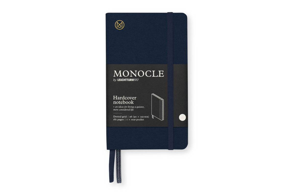 LEUCHTTURM1917 Monocle Dotted Notebook Hardcover A6 Navy Blue