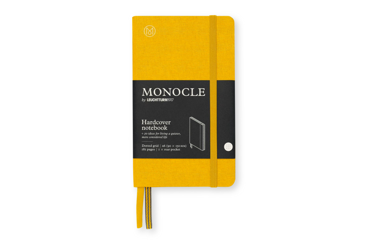 LEUCHTTURM1917 Monocle Dotted Notebook Hardcover A6 Yellow