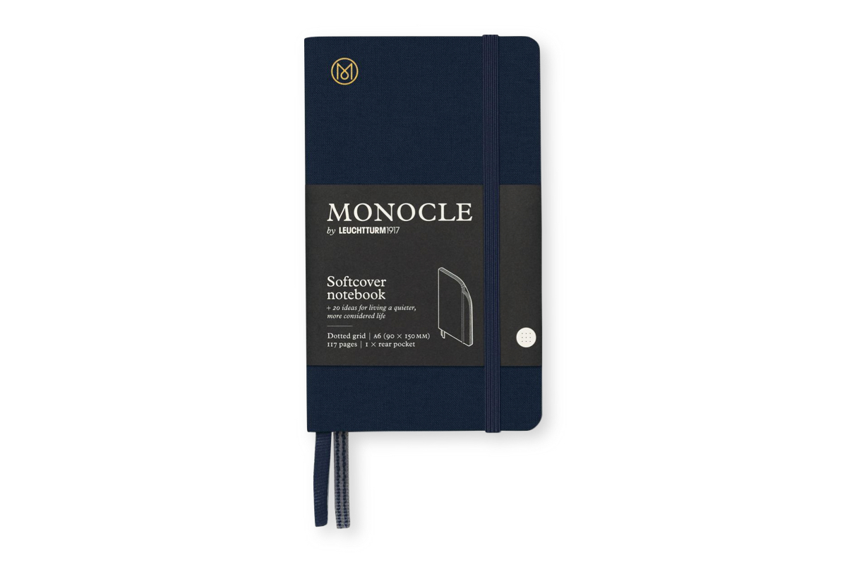 LEUCHTTURM1917 Monocle Dotted Notebook Softcover A6 Navy Blue