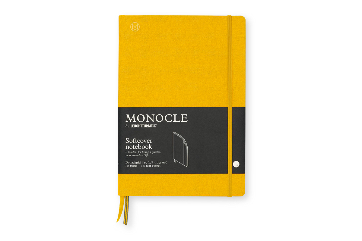 LEUCHTTURM1917 Monocle Dotted Notebook Softcover B5 Yellow