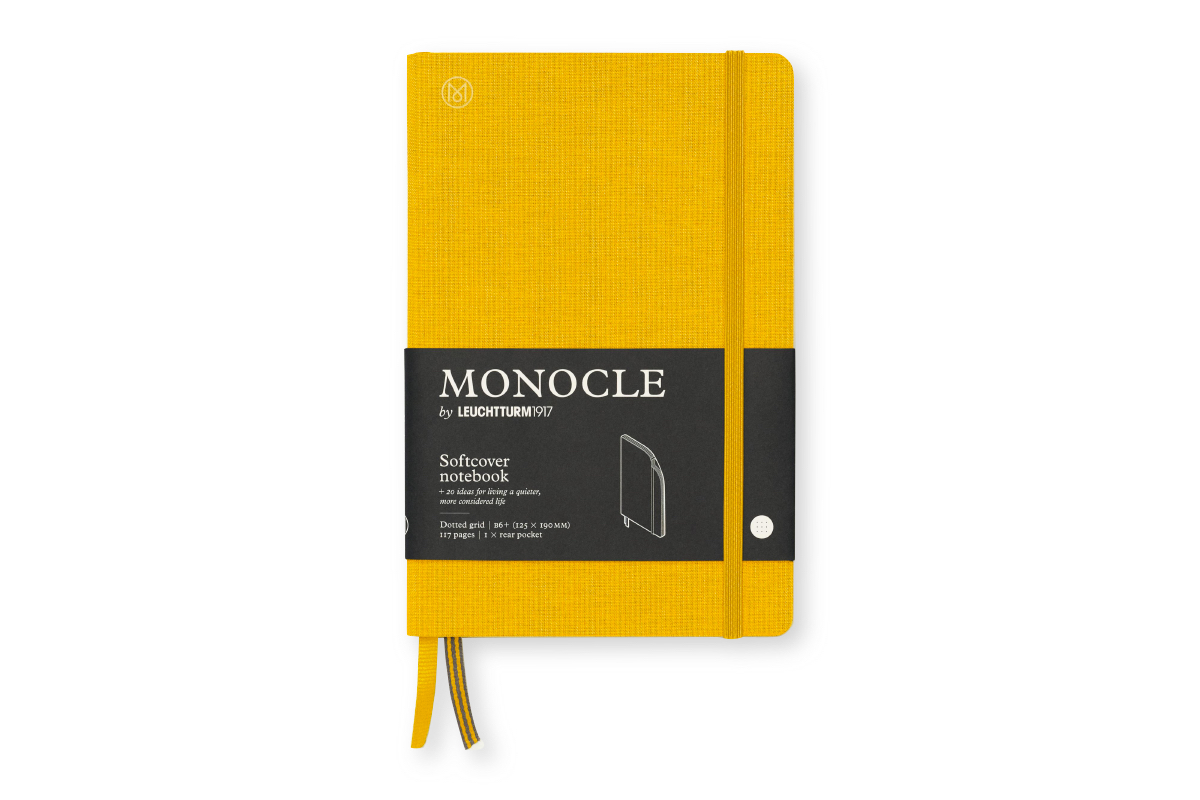 LEUCHTTURM1917 Monocle Dotted Notebook Softcover B6+ Yellow