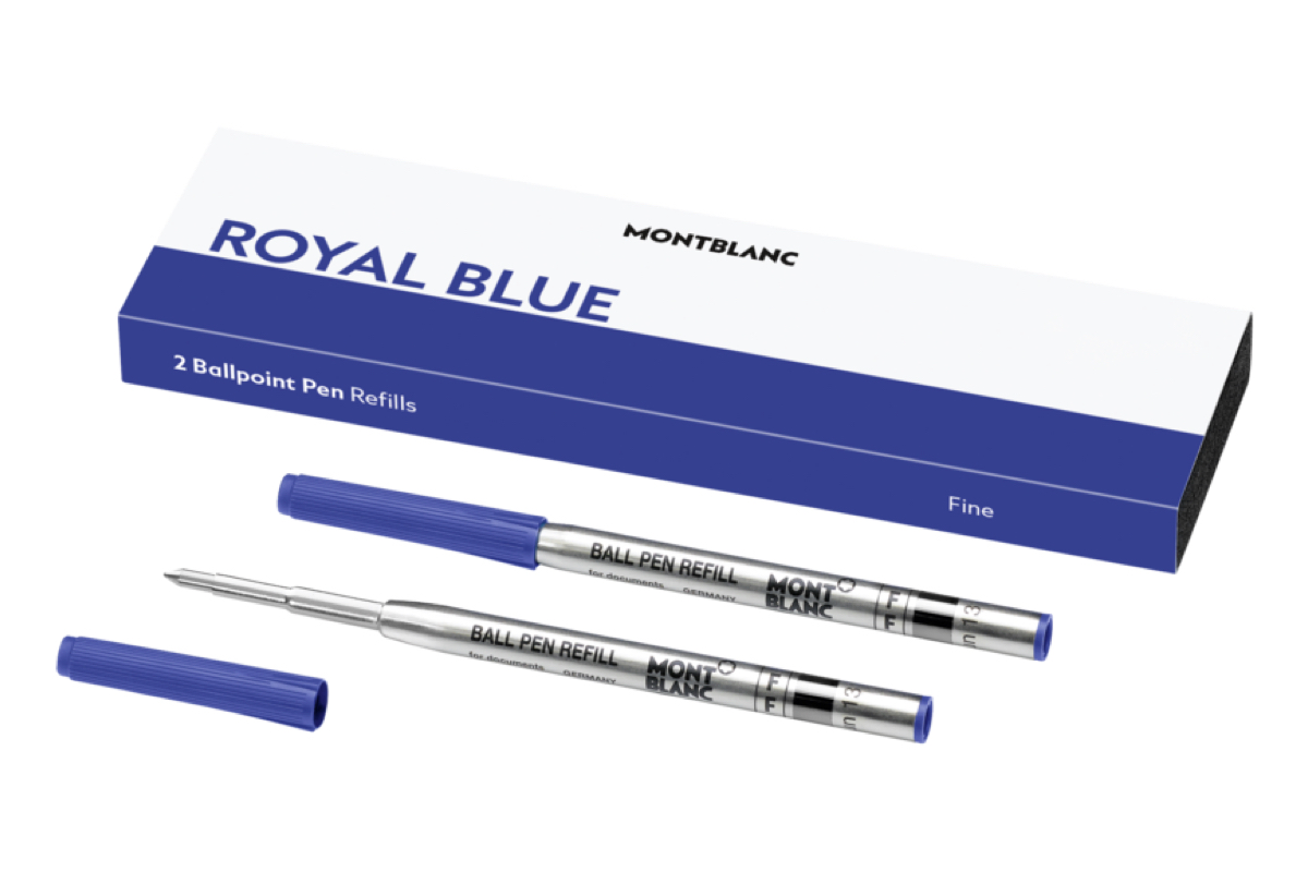 Montblanc Ballpoint Refills Royal Blue Fine