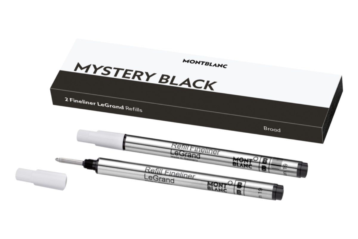 Montblanc LeGrand Finelinervullingen Mystery Black Broad