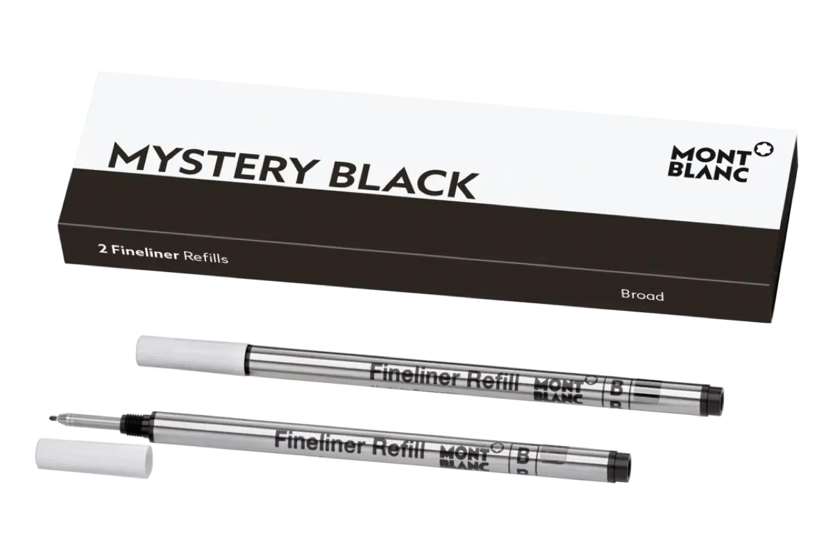 Montblanc Fineliner Refills Mystery Black Broad