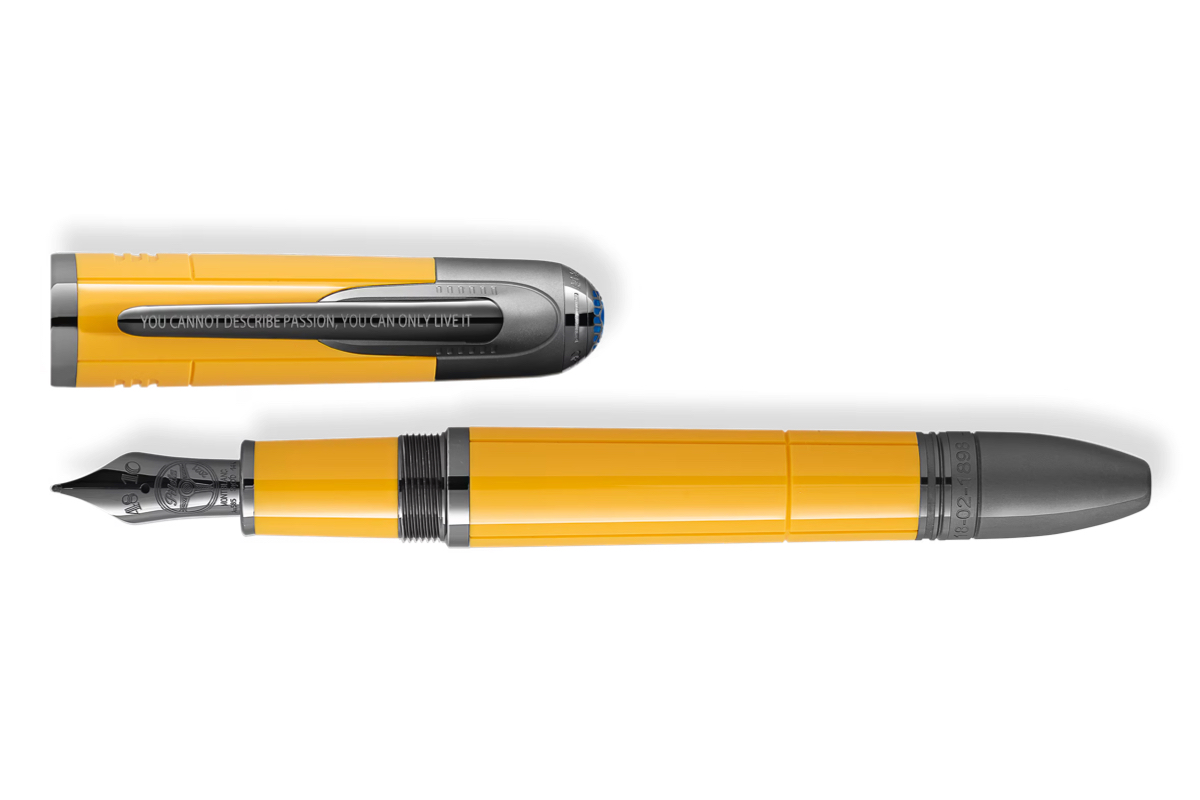 Montblanc Great Characters Enzo Ferrari 'Giallo Modena' Vulpen