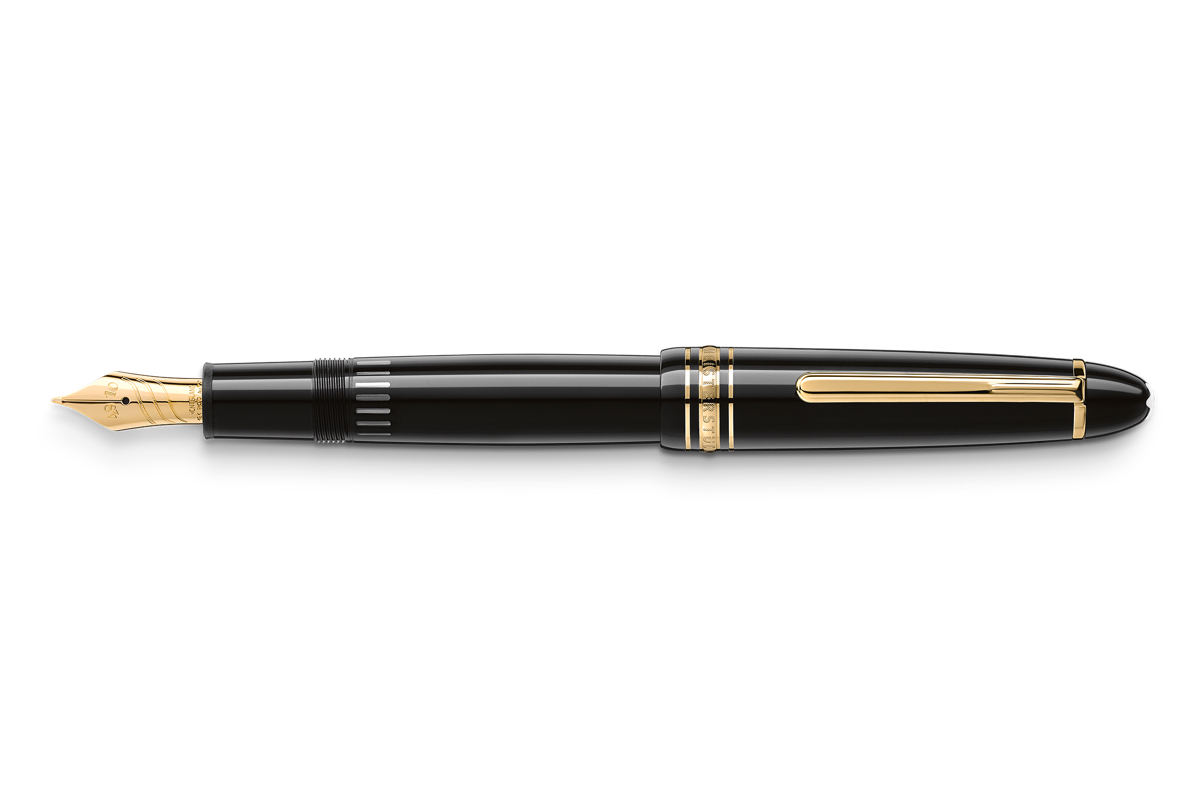 Montblanc Meisterstück LeGrand Gold-Coated Calligraphy 'Curved Nib' Vulpen