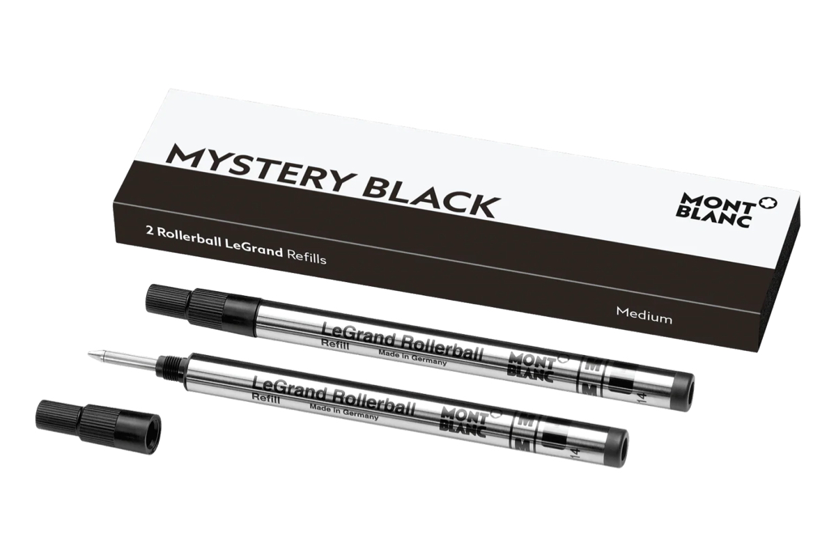 Montblanc LeGrand Rollerball Refills Mystery Black Medium