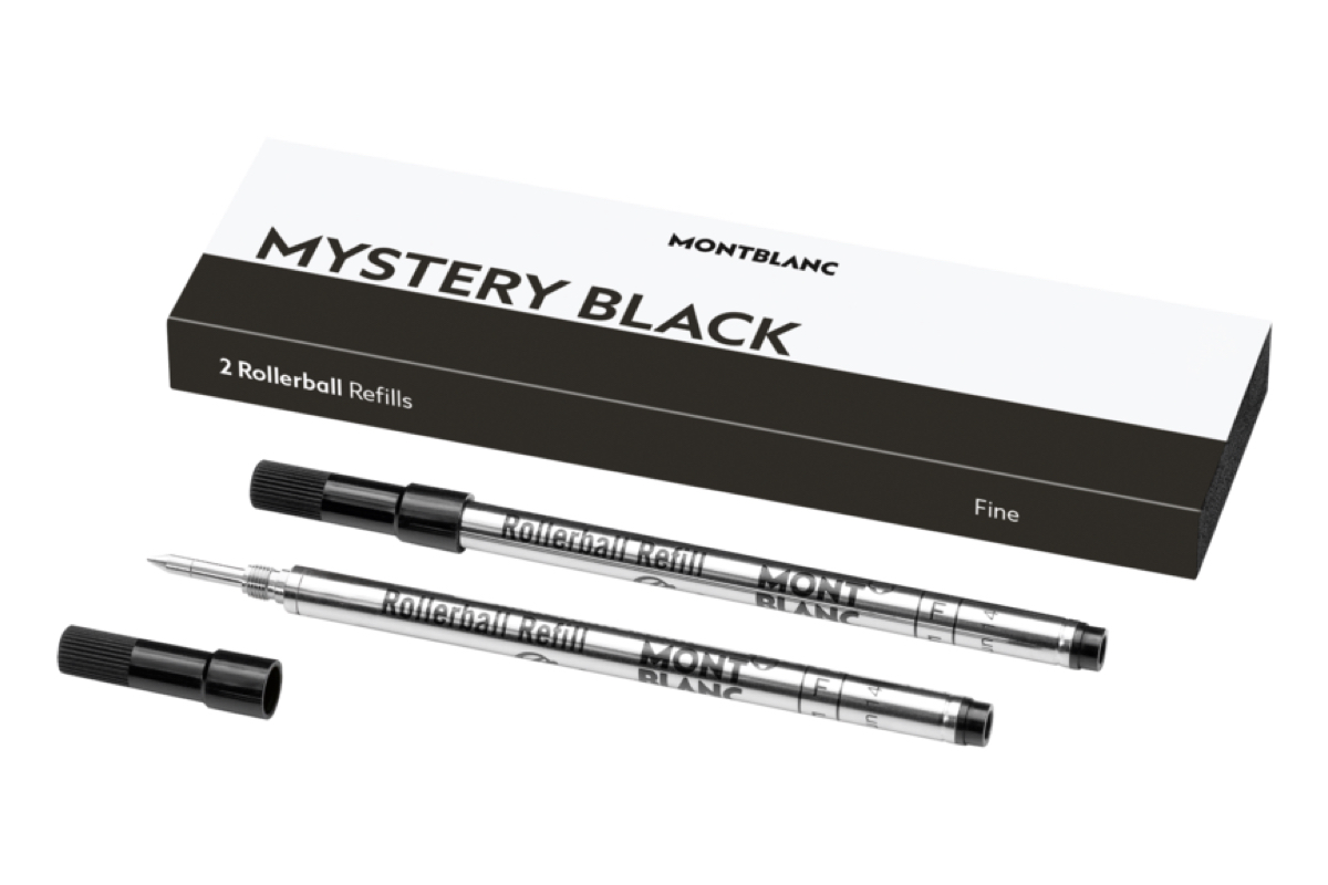 Montblanc Rollerbalvullingen Mystery Black Fine