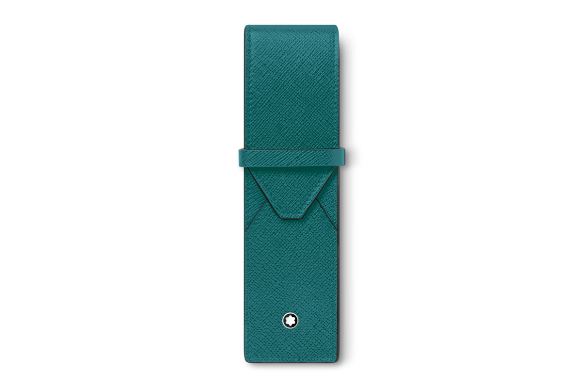 Montblanc Sartorial 2-Pen Pouch 'Fern Blue'