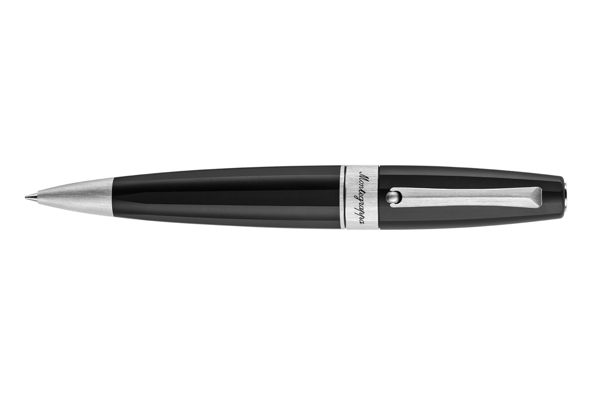 Montegrappa Magnifica 'Black Satin Stainless Steel' Balpen