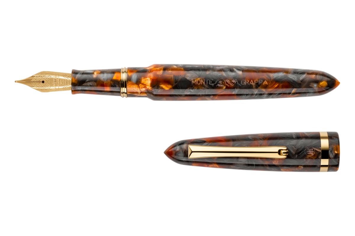 Montegrappa Venetia 'Plume Agate' 14K Vulpen