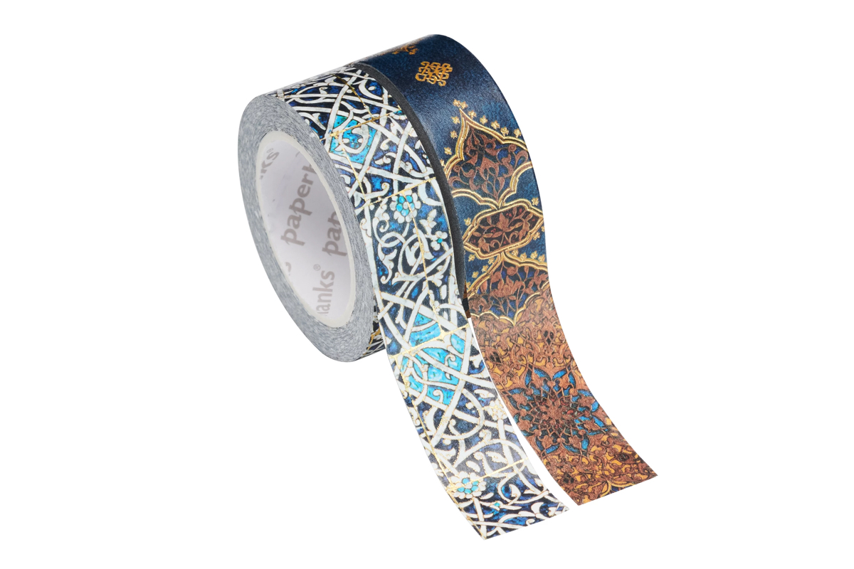 Paperblanks Washi Tape 'Granada Turquoise/Safavid Indigo'