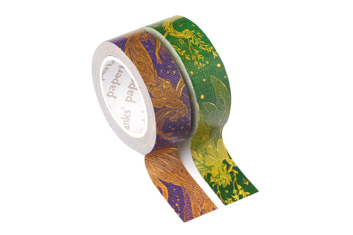 Paperblanks Washi Tape 'Olive Fairy/Violet Fairy'