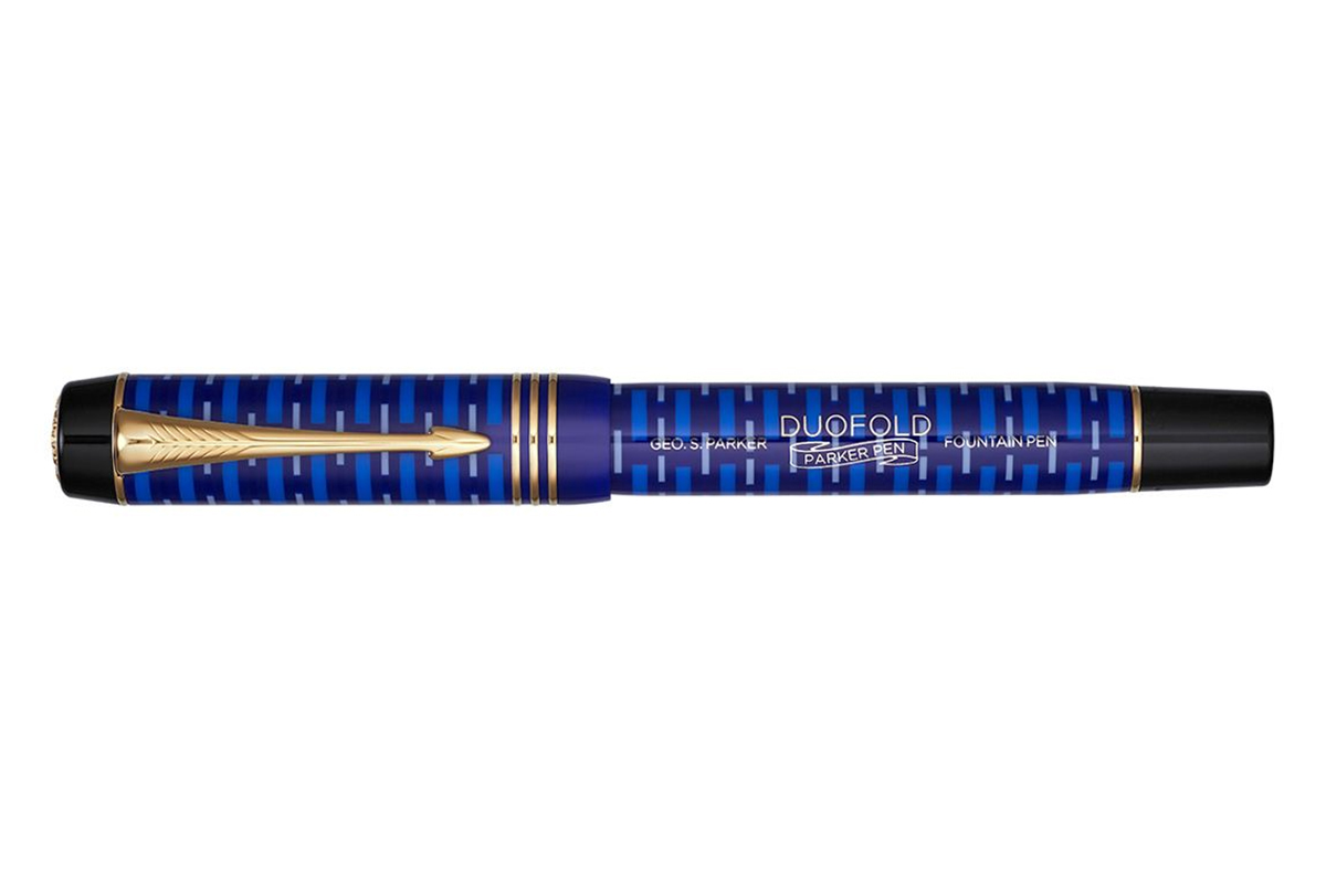 Stylo plume Parker Duofold 100e Anniversaire Lapis Lazuli