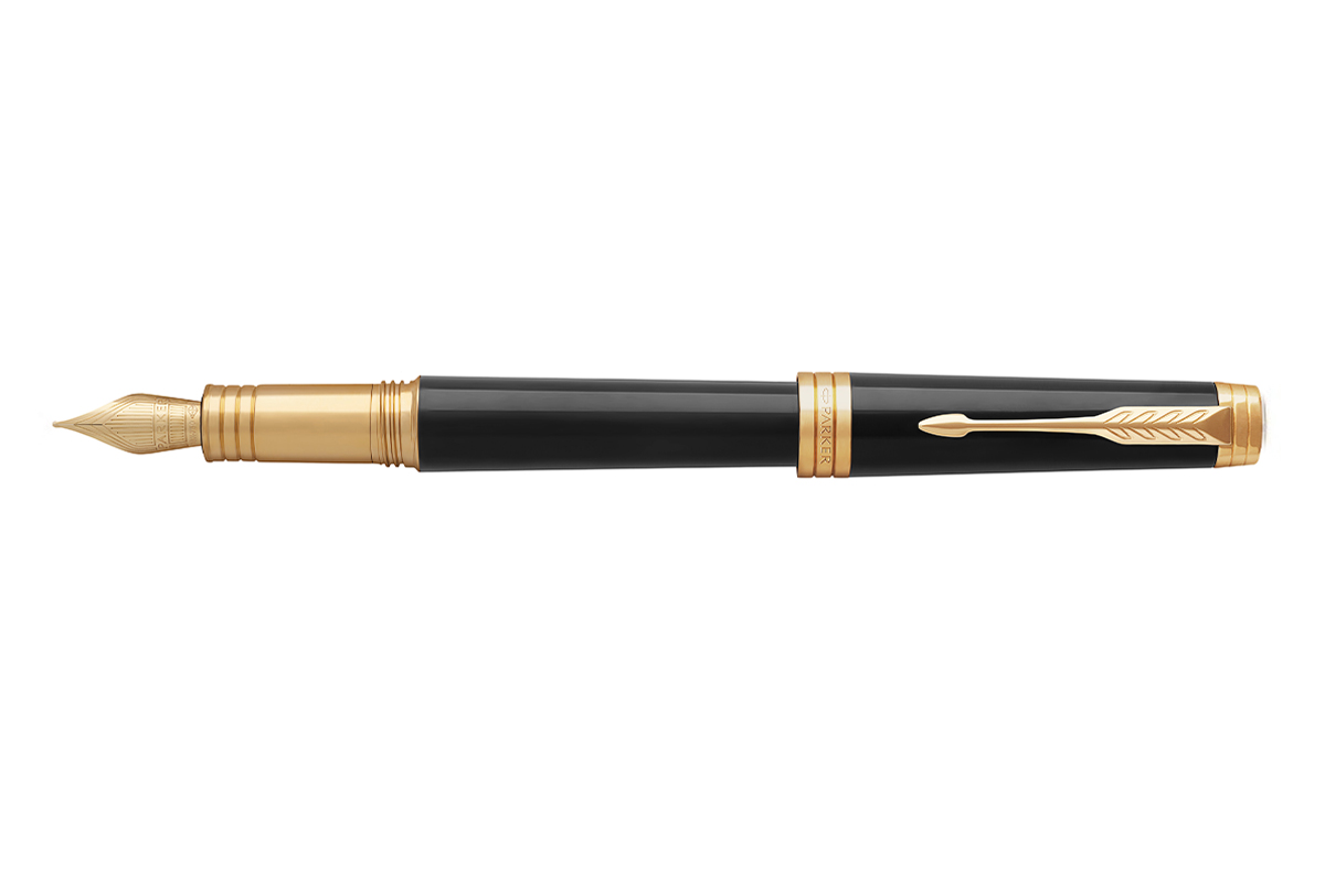 Parker Premier Deep Black Lacquer GT Vulpen