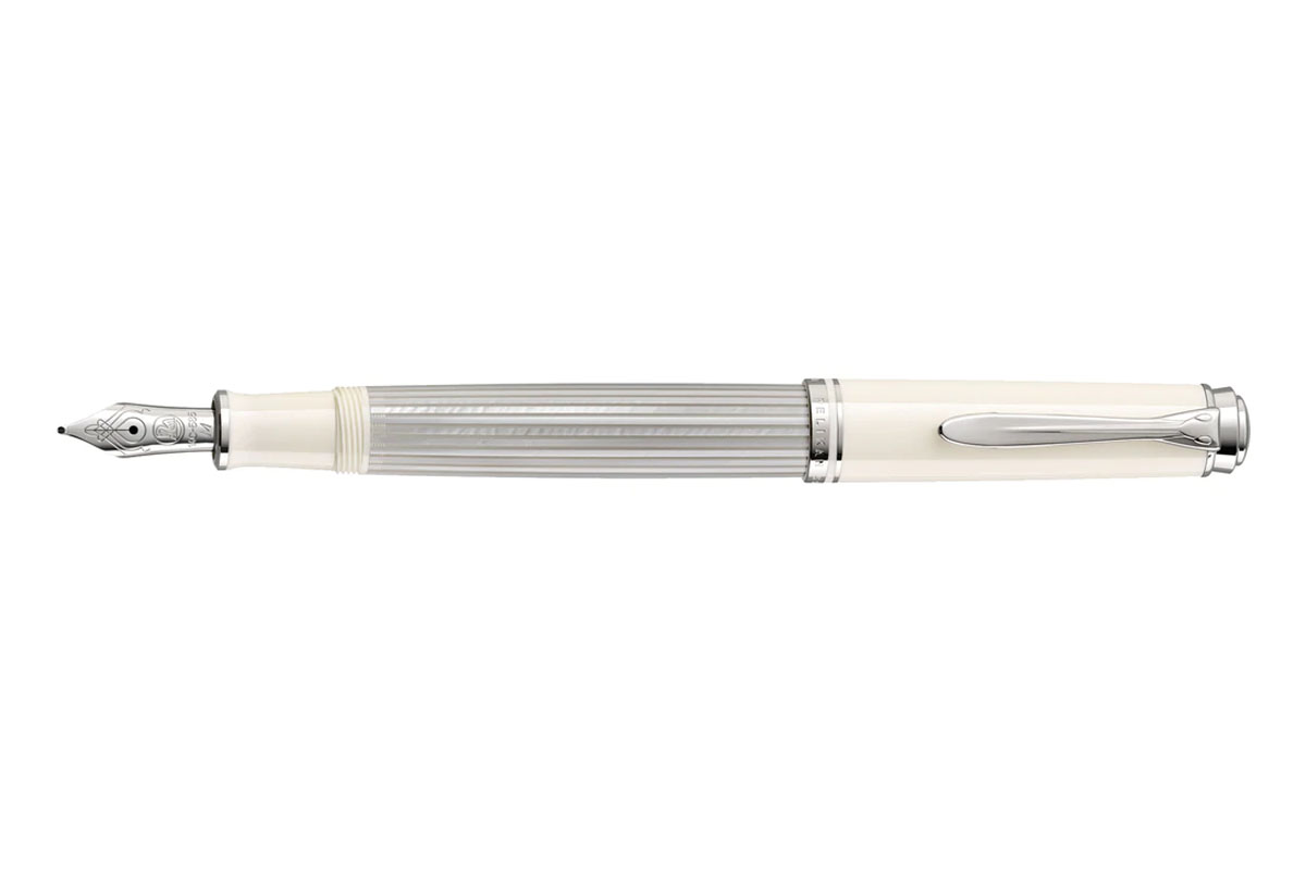 Pelikan Souverän M405 Silver White Vulpen